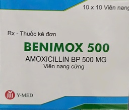 [T14469] Benimox Amoxicillin 500mg Ấn Độ (H/100v)