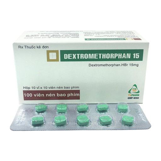 [T14610] Dextromethorphan 15mg TV Pharm (H/100v)