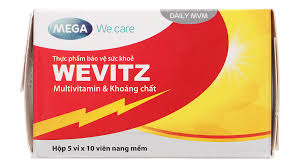 [T14721] WEVITZ Mega bổ sung Multivitamin & Khoáng chất (H/50v)