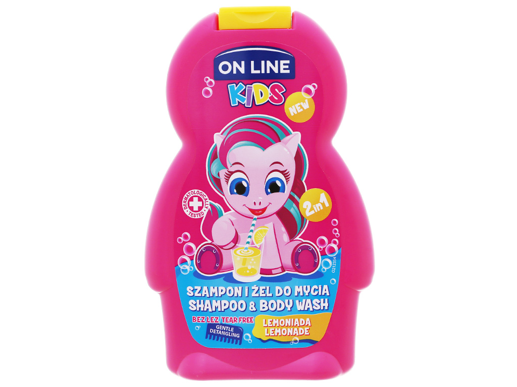 [T14744] Tắm gội On Line Kids lemonade (Chai/250ml)