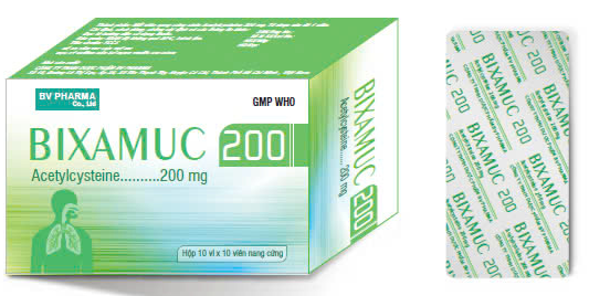 [T14847] Bixamuc Acetylcysteine 200mg BV Pharma (H/100v)