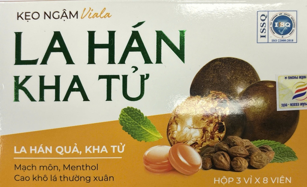 [T14857] Kẹo ngậm Viala La Hán Kha Tử (H/24v)