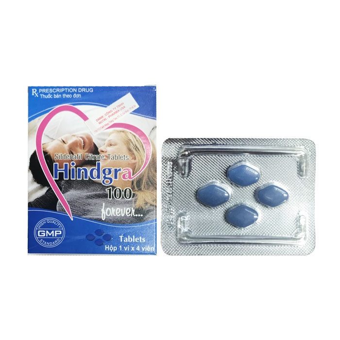 [T14861] Hindgra Sildenafil 100mg Ấn Độ (H/4v)