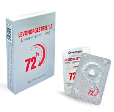 [T15114] Levonorgestrel 1.5mg tránh thai khẩn cấp Agimexpharm (H/20h bé)