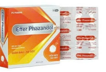 [T15117] Effer Phazandol 650 Phúc Vinh (H/20v) Màu Cam