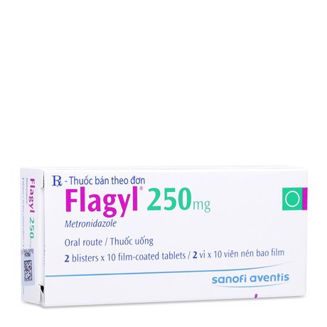 [T00031] Flagyl Metronidazol 250mg Sanofi (H/20v) Date 08/2026