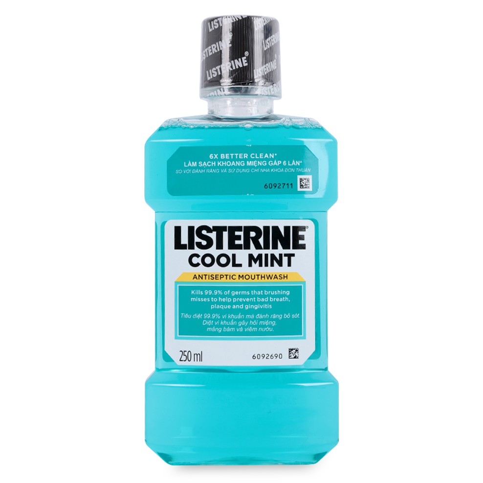 [T00053] Listerine Cool Mint 250ml Nước Súc Miệng Thái Lan (Chai/250ml)