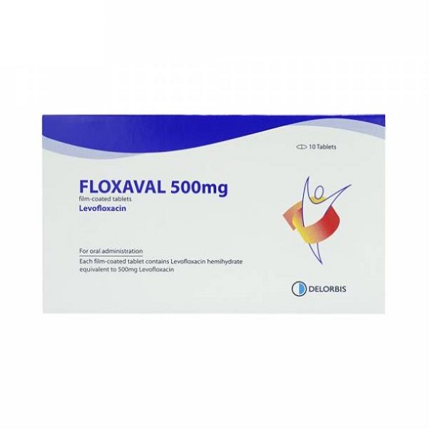 [T00061] Floxaval Levofloxacin 500mg Delorbis Síp (H/10v)