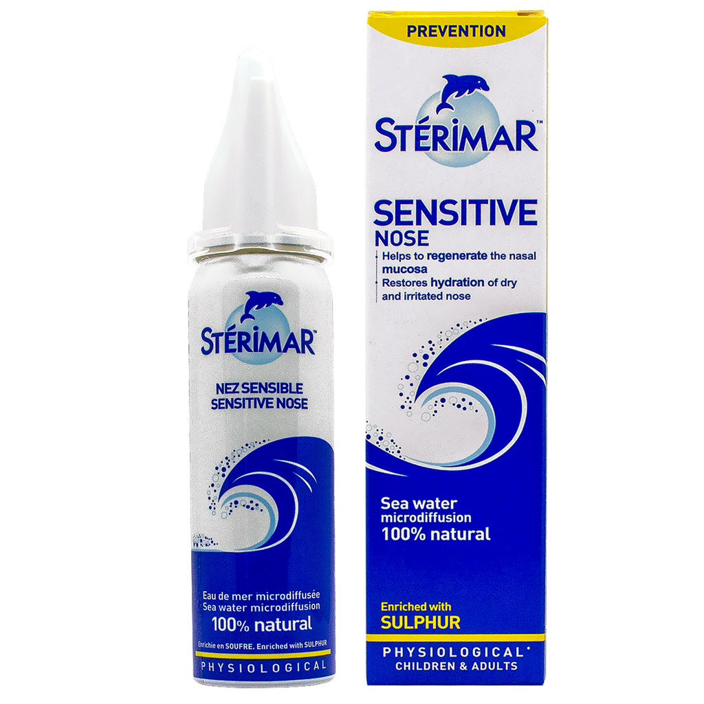 [T00310] Sterimar Sensitive Nose Xịt Muối Biển Fumouze Pháp (Lọ/50ml)  Date 12/2026