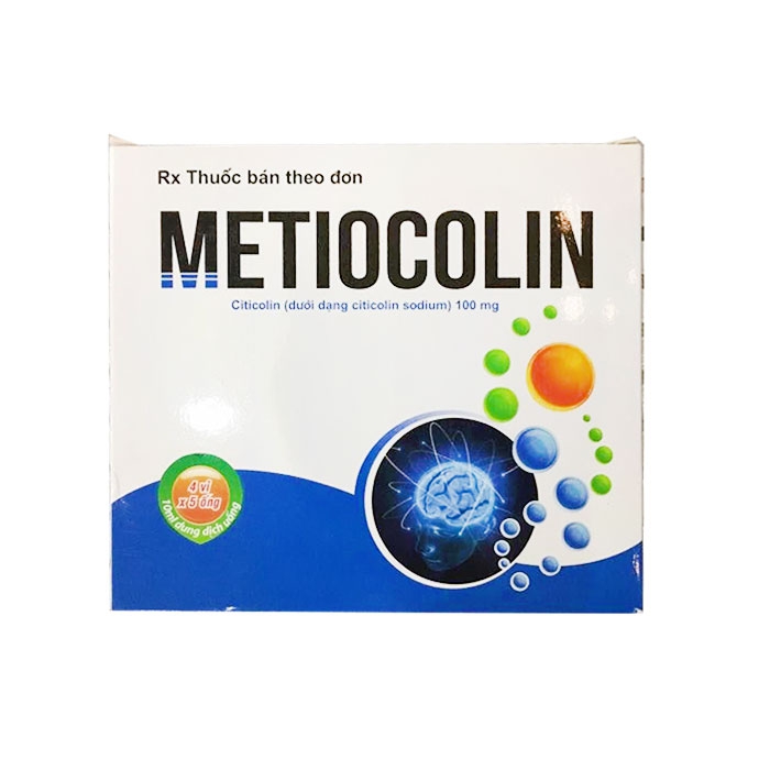 [T00514] Metiocolin Citicolin 100mg CPC1 Hà Nội (H/20o/10ml) Date 09/2026