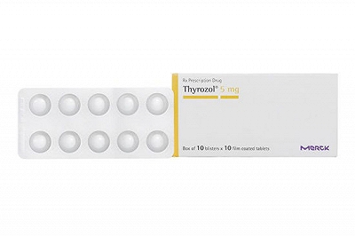 [T00791] Thyrozol 5mg Merck (H/100v) Date 03/2027