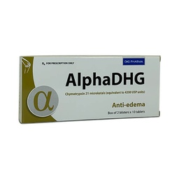 [T00937] AlphaDHG Chymotrypsin 4200IU DHG Hậu Giang (H/20v) Date 07/2027