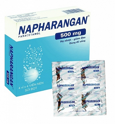 [T00946] Napharangan Paracetamol 500mg Nam Hà (H/16v) Date 12/2027