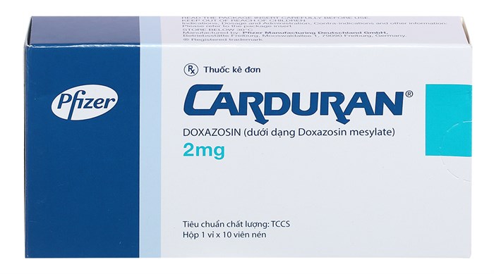 [T01023] Carduran Doxazosin 2mg Pfizer (H/10v)