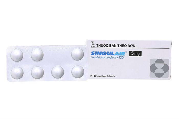 [T01186] Singulair Montelukast 5mg MSD (H/28v) Date 02/2027
