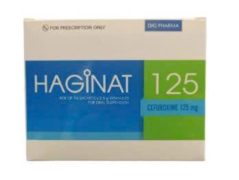 [T01286] Haginat Cefuroxim 125mg DHG Hậu Giang (H/24gói/3.5g)
