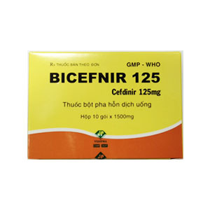 [T01484] Bicefnir Cefdinir 125mg Vidipha (H/10gói) date 11/2027