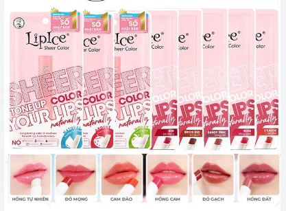 [T01629] Son Dưỡng Có Màu Lipice Sheer Color (Thỏi/2.4g) date 03/2026