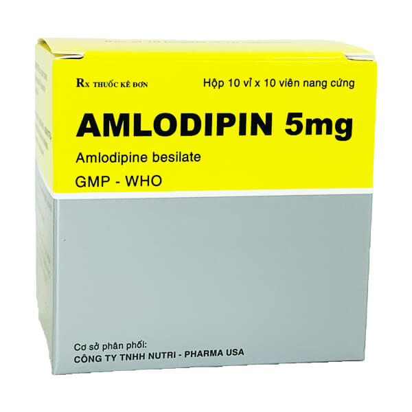 [T01784] Amlodipin 5mg viên nang Vidipha (H/100v) hộp to