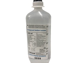 [T01933]  Compound Sodium Lactate Dịch Truyền Braun (Chai/500ml) Ringer Lactate