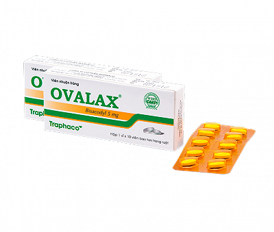 [T01951] Ovalax Bisacodyl 5mg Traphaco (H/10v) bé Date 10/2027