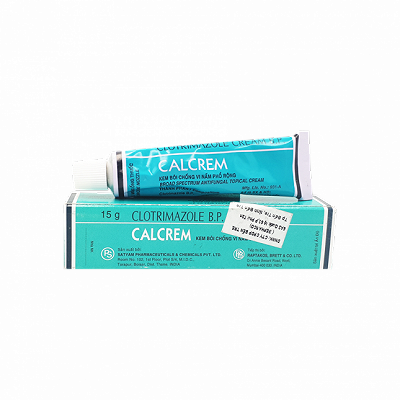 [T02106] Calcrem Clotrimazole Satyam Pharma (Tuýp/15g) Date 11/2027