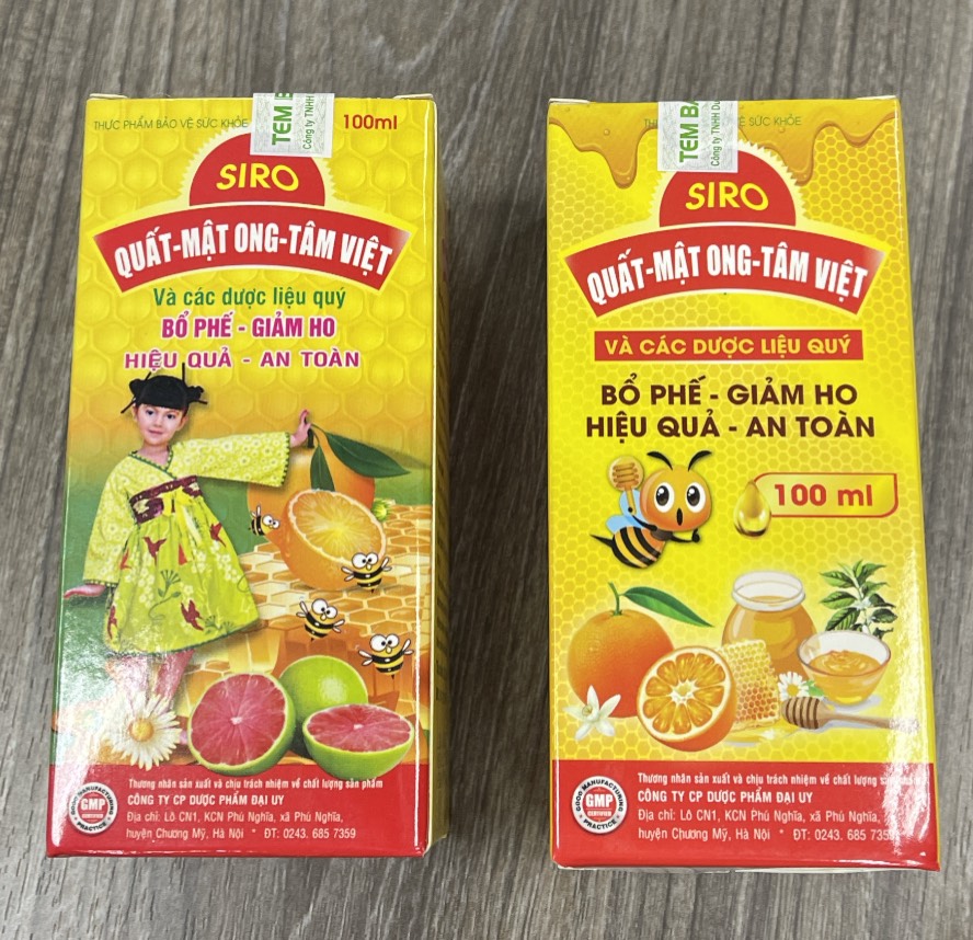 [T02146] Siro Quất Mật Ong Tâm Việt (Lọ/100ml) Date 02/2027