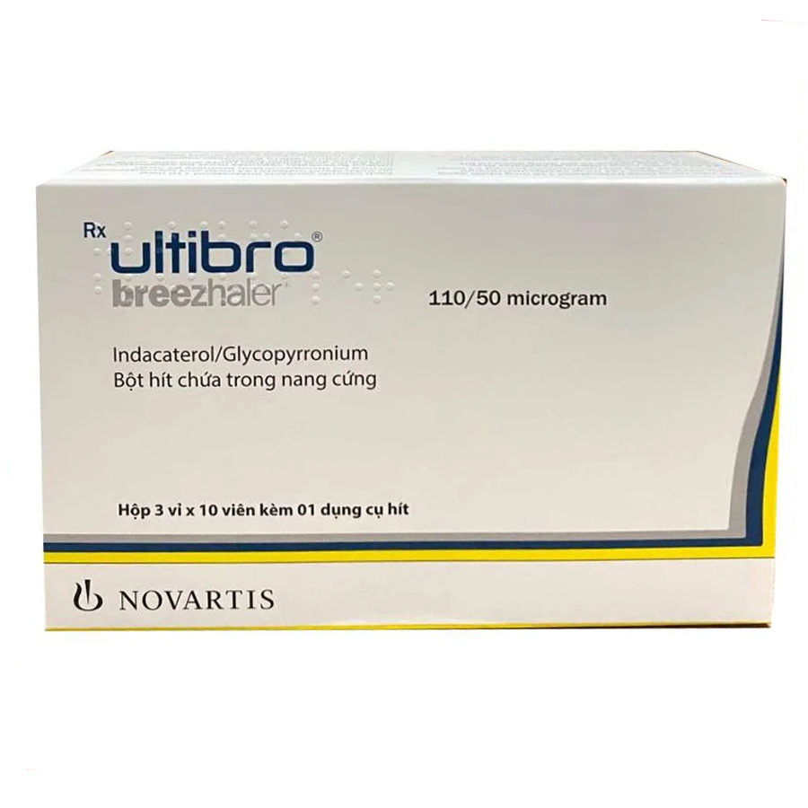 [T02825] Ultibro Breezhaler 110/50 Mcg Novatis (H/30v) Date 06/2027