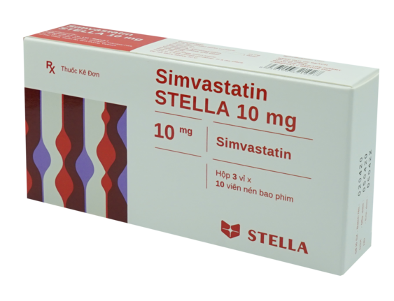 [T03072] Simvastatin 10mg Stella (H/30v) date 06/2027