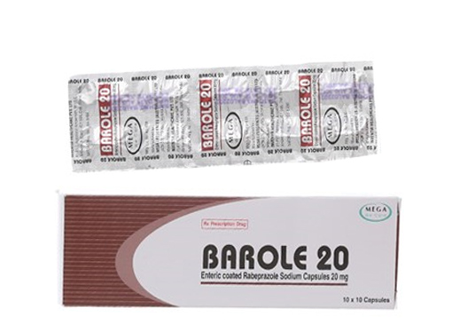 [T03329] Barole 20 Rabeprazol 20mg Mega (H/100v) Date 11/2027