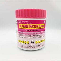 [T03351] Dexamethason 0.5mg Đồng Nai (Chai/500v)