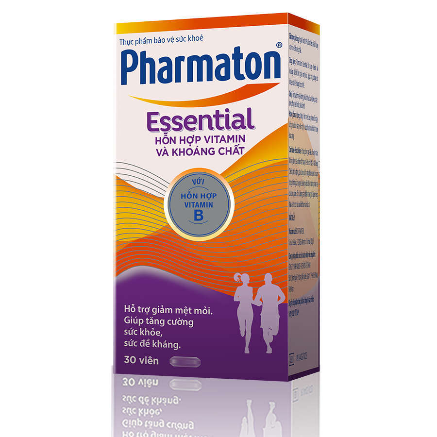 [T03689] Hỗn Hợp Vitamin và Khoáng Chất Pharmaton Esential Sanofi (Lọ/30v) Date 06/2026