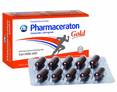 [T03759] Pharmaceraton Gold Phúc Vinh (H/60v) ( Pharmaton nội ) 