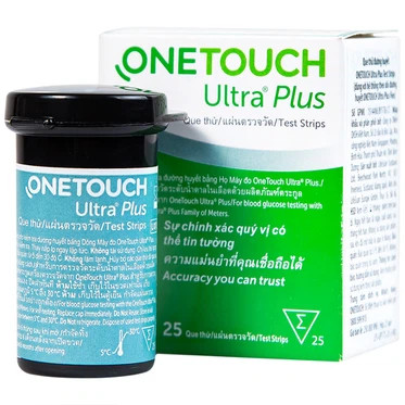 [T03979] Que thử Onetouch Ulta Plus Lifescan (H/25cái) Date 03/2026