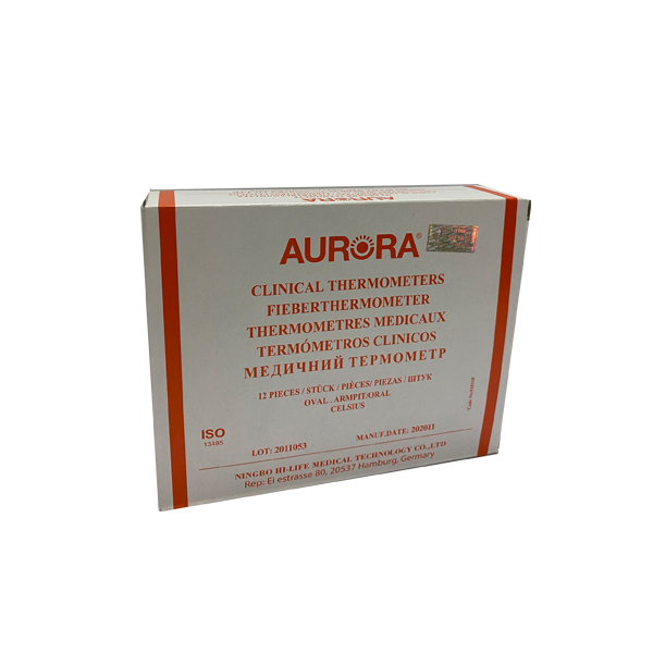 [T04007] Nhiệt kế thủy ngân Aurora Trung Quốc (H/12cái)