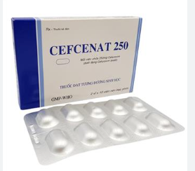 [T04258] Cefcenat Cefuroxim 250mg Tiền Giang (H/20v) Date 01/2027