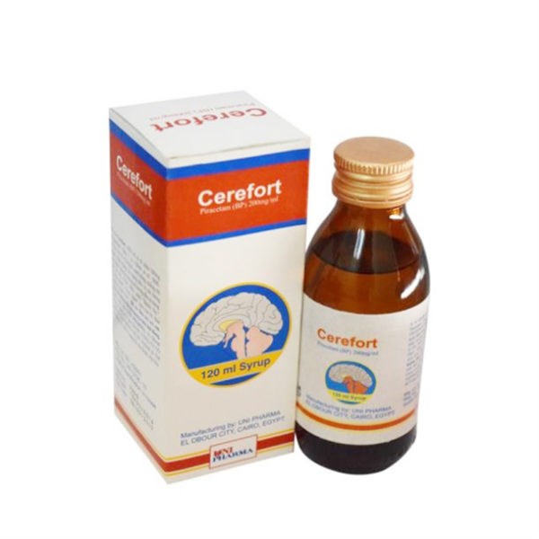 [T04315] Cerefort Piracetam 200ml/ml UNIpharma (Lọ/120ml) không vỏ Date 12/2027