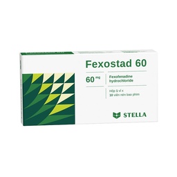 [T04423] Fexostad Fexofenadin 60mg Stella (H/10v) Date 12/2026