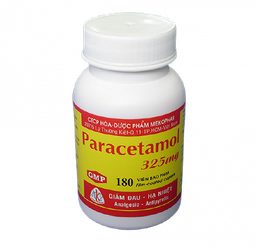 [T04503] Paracetamol 325mg Mekophar (Lọ/180v)
