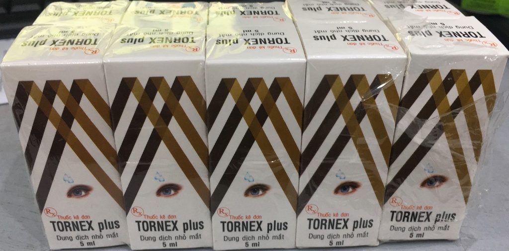 [T04728] Tornex plus nhỏ mắt Quang Minh (Cọc/10lọ/5ml) Date 11/2026