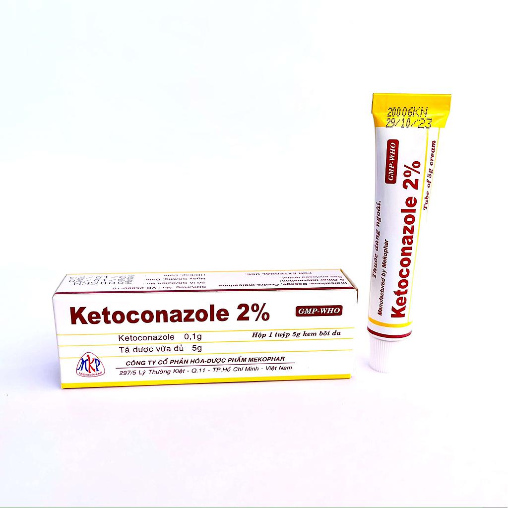 [T04780] Ketoconazole 2% Mekophar (Tuýp/5g)