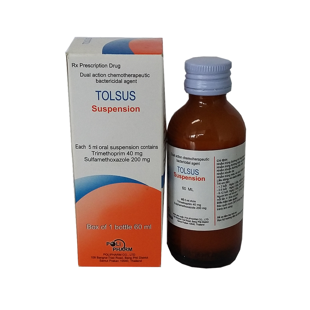 [T04891] Tolsus Suspension siro Thái Lan (Lọ/60ml) Date 04/2026