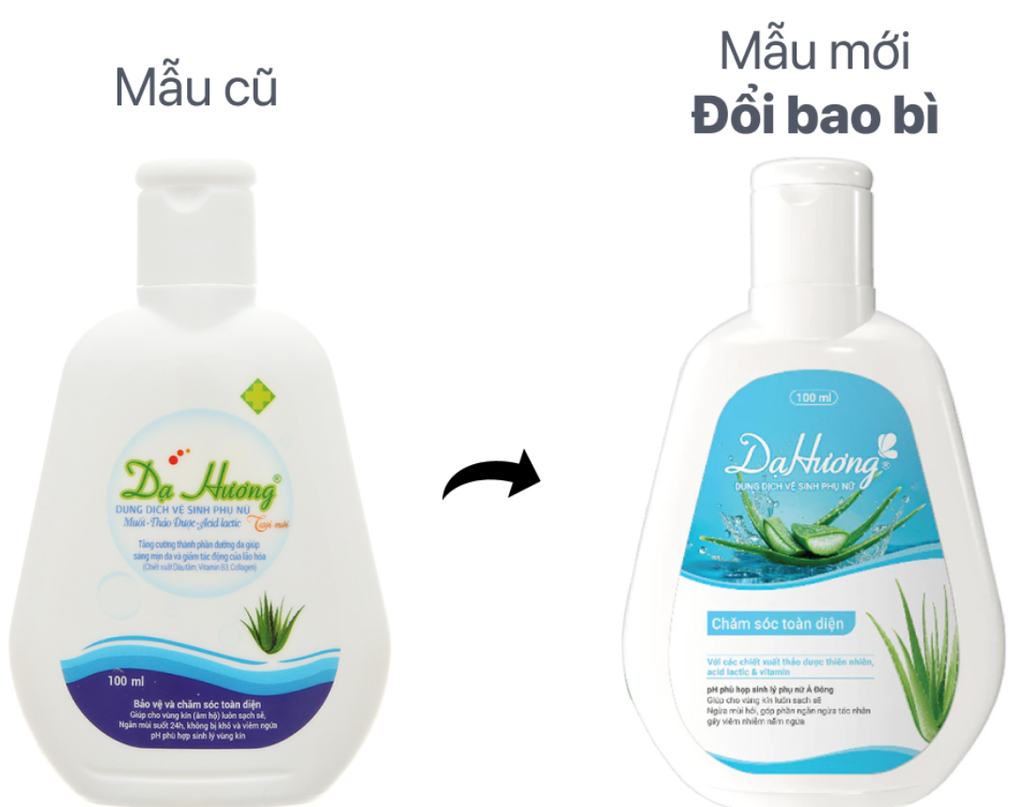 [T05295] Dạ Hương Xanh Lô Hội Dung Dịch Vệ Sinh Phụ Nữ Không Vòi (Lọ/100ml)