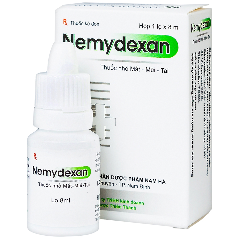 [T05486] Nemydexan nhỏ mắt Nam Hà (Cọc/10lọ/8ml) Date 08/2026