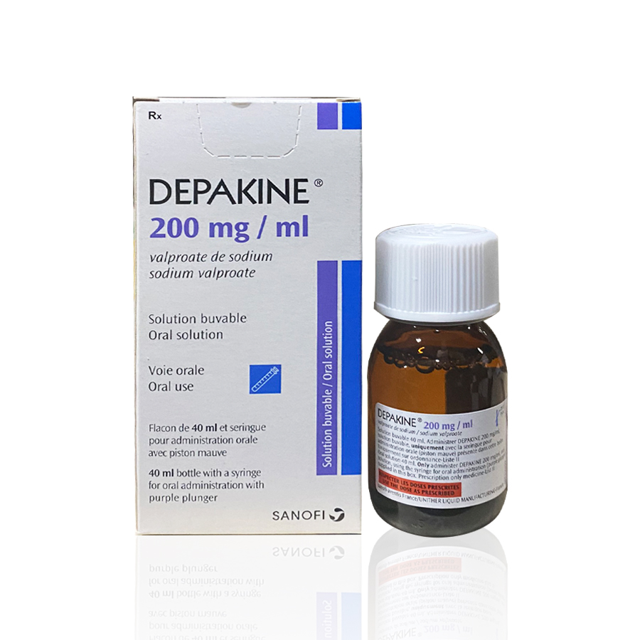 [T05503] Depakine Syrup 200mg/ml Sanofi (Lọ/40ml) 