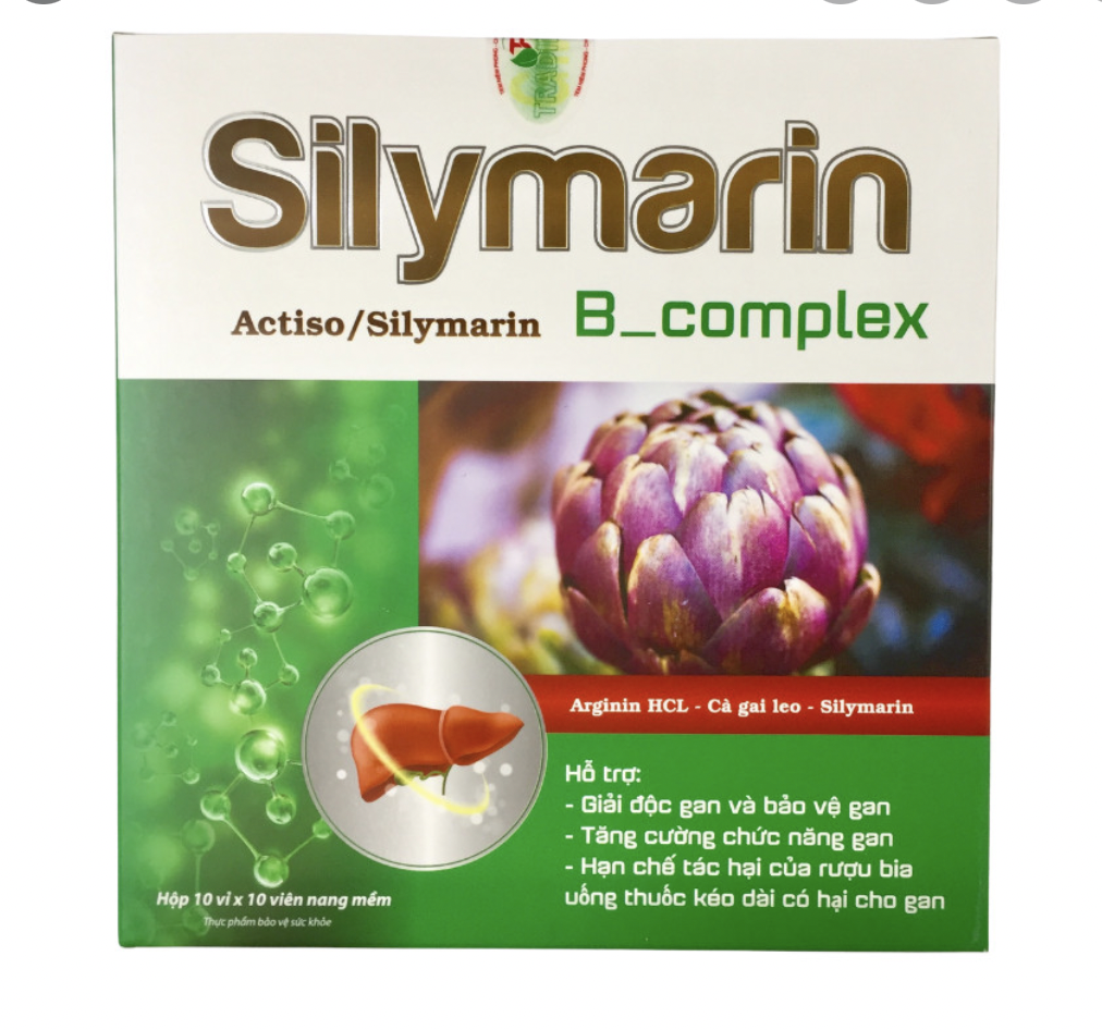 [T05901] Silymarin B Complex Akopha (H/100v) (Xanh Lá)